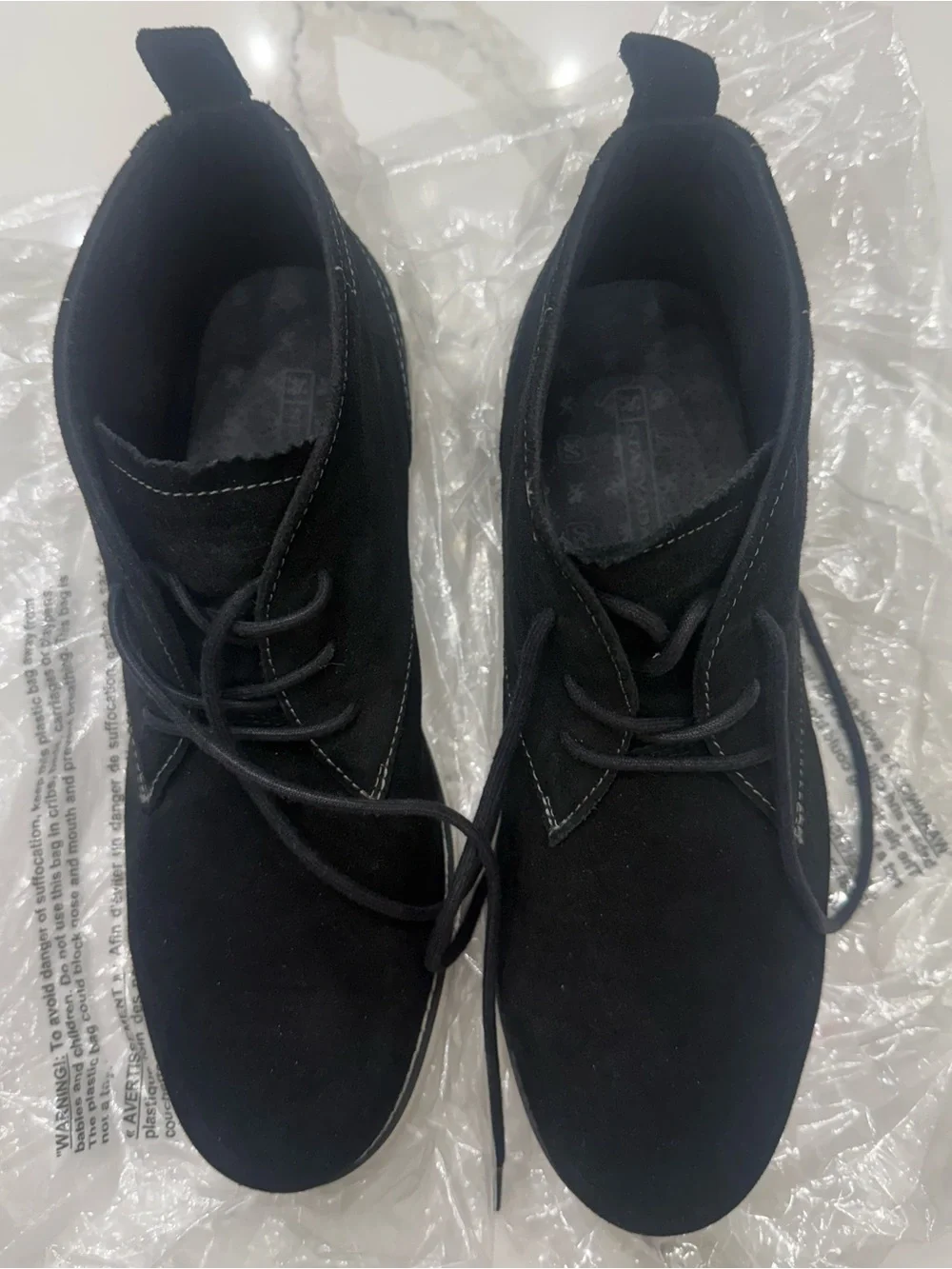 Stacy Adams Black Suede Chukka Boots